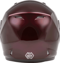 Load image into Gallery viewer, Of 17 Open Face Helmet Wine Red 2x