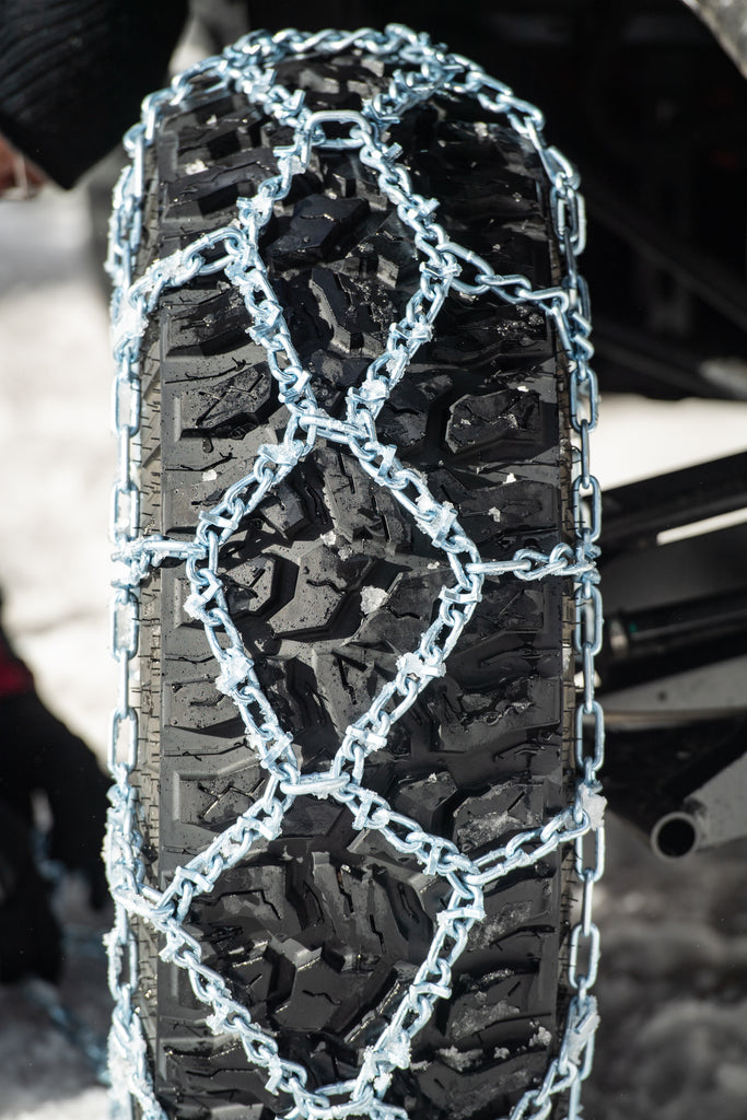 Diamond V Bar Snow Chains 32" 32x10 14 And 32x10 15