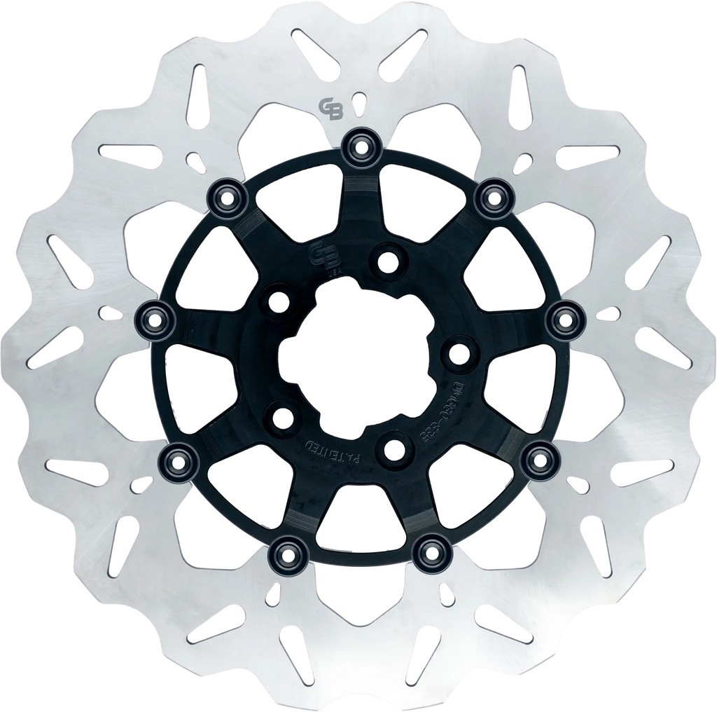 Rotor 11.8" Floating Wave Fr Black