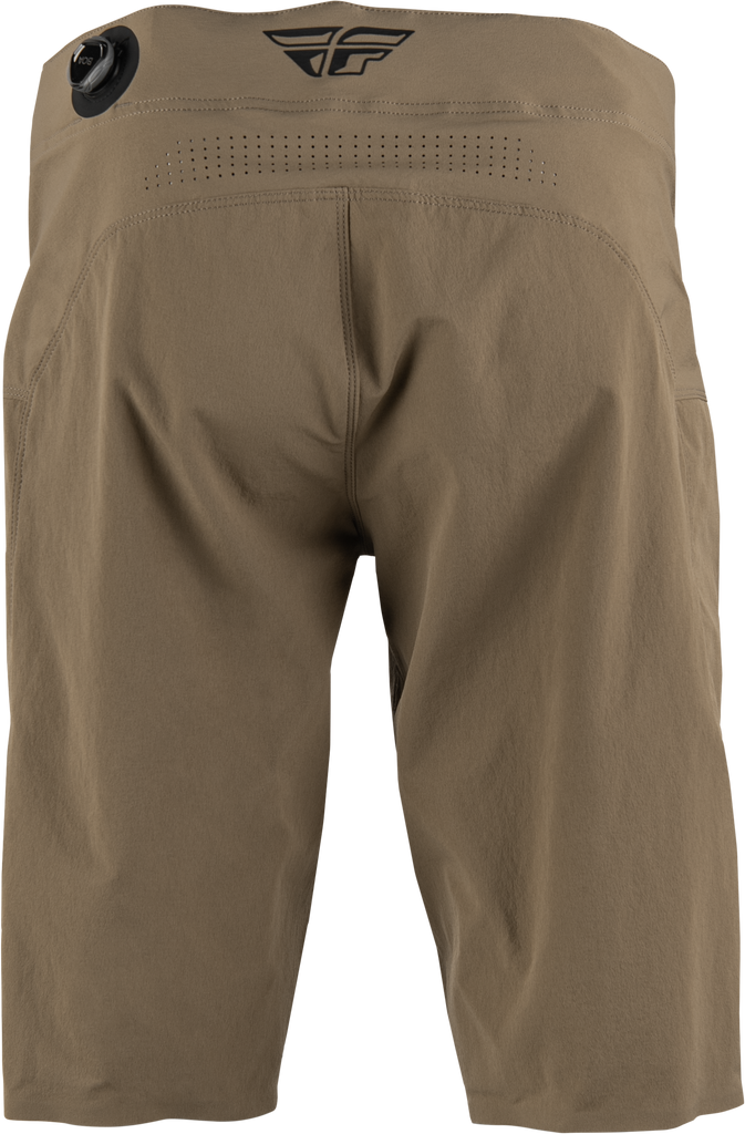 Fly MTB Gravity Short Dust size 36, black cycling shorts with durable fabric and adjustable waistband, designed for mountain biking.