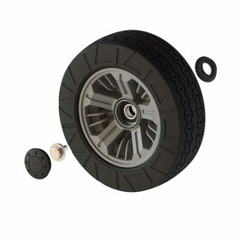 CAMSO track kit wheel assembly with rubber tracks and metal components for heavy machinery or off-road equipment.