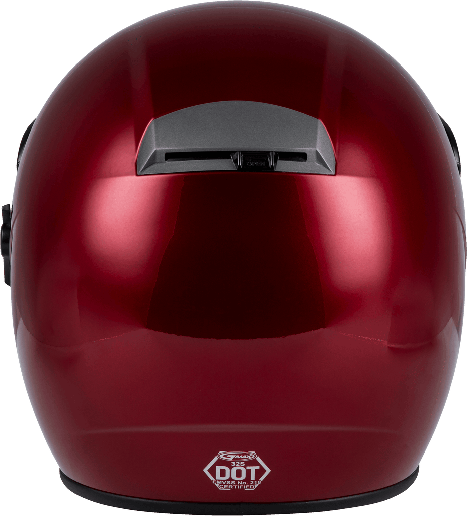 Gm 32 Open Face Helmet Candy Red Md