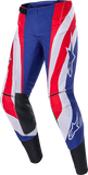 alpine star Techstar Union Le Pants Brt Red/Dk Blue/Wht 36 482-992236