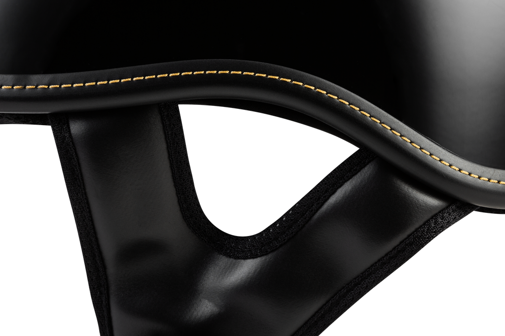 .357 Solid Half Helmet Gloss Black Xs
