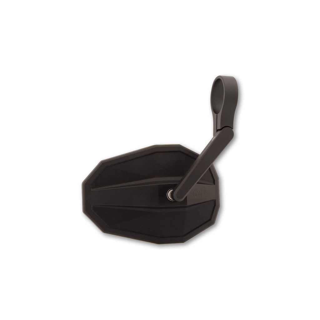 Straight Bar End Mirror Short Arm Each Black