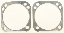 Pair of Cometic twin cam base gaskets for 1999 Harley Davidson, .010 inch thickness, designed for engine sealing and performance.