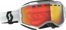 Load image into Gallery viewer, Fury Goggle Snow Cross Ls White W/Red Chrome