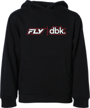 Load image into Gallery viewer, Youth Fly Dbk Wheelie Hoodie Black Yl