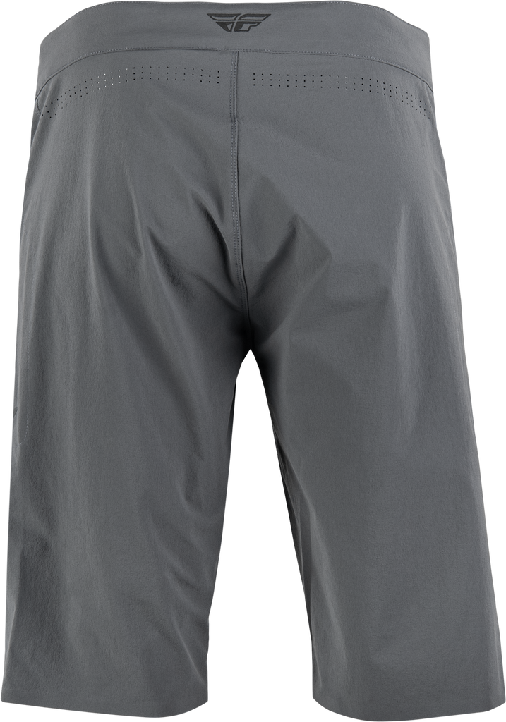 Fly MTB Enduro Shorts in Granite, size 38, designed for mountain biking with durable fabric and a comfortable fit.
