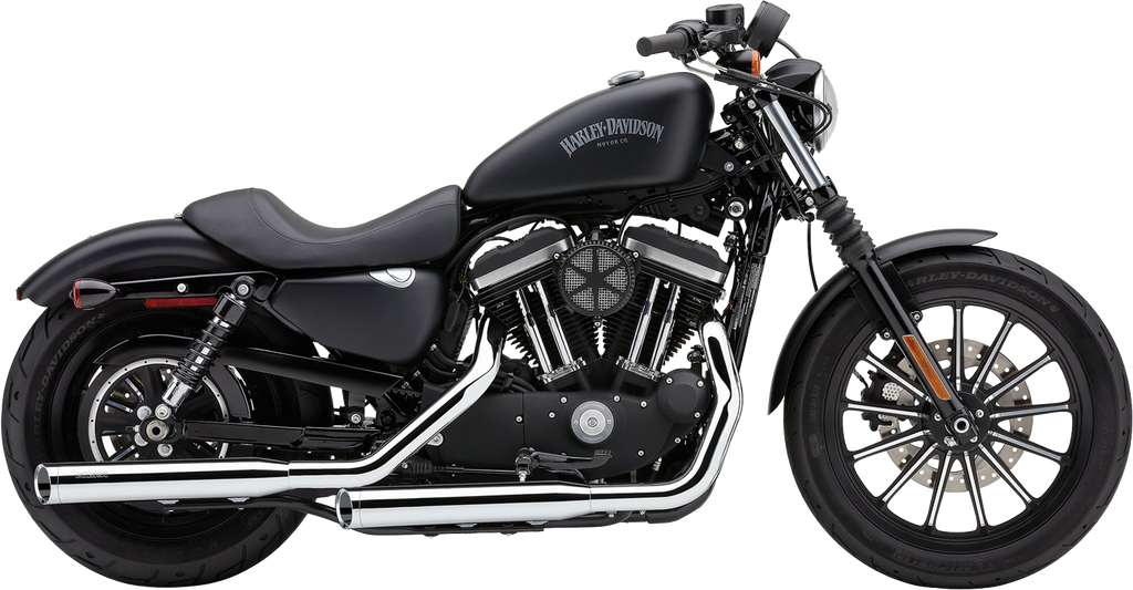 3" Slip Ons Chrome Sportster 14 24
