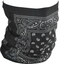 Load image into Gallery viewer, Motley Tube Fleece Lined Black Paisley