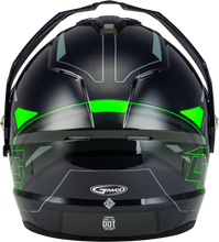 Load image into Gallery viewer, Md 74s Spectre Snow Helmet W/ Elec Shield Grey/Neon Green 3x