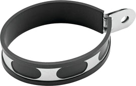 HELIX oval muffler mounting clamp, 4x5x1 inches, used for securing exhaust components in automotive applications