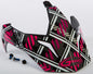 Visor W/Screws Pink Ribbon Riders Plaid Black/Pink Gm 11