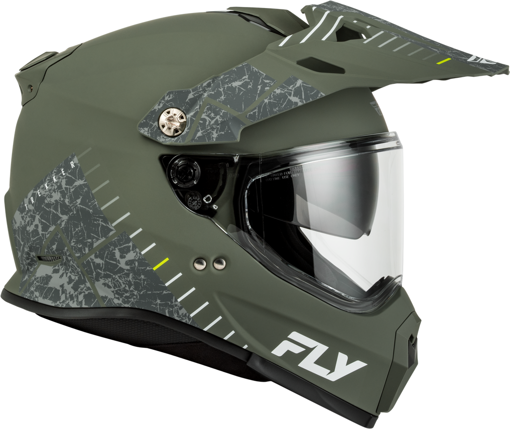 Fly Trekker Granite Helmet Matte Sage/Grey Md