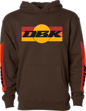 Load image into Gallery viewer, Sunday Stripe Yth Hoodie Brown Ym