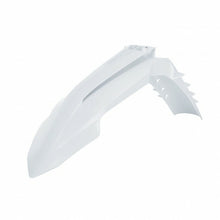 Load image into Gallery viewer, White front fender for KTM 23-24 by Polisport, designed as a durable motorcycle body part, shown in the image.
