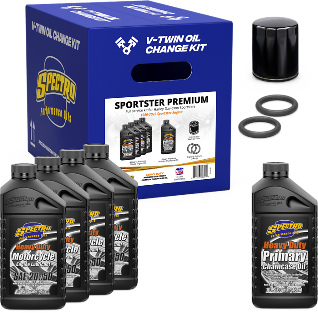 V Twin Full Oil Service Kit Xl Premium