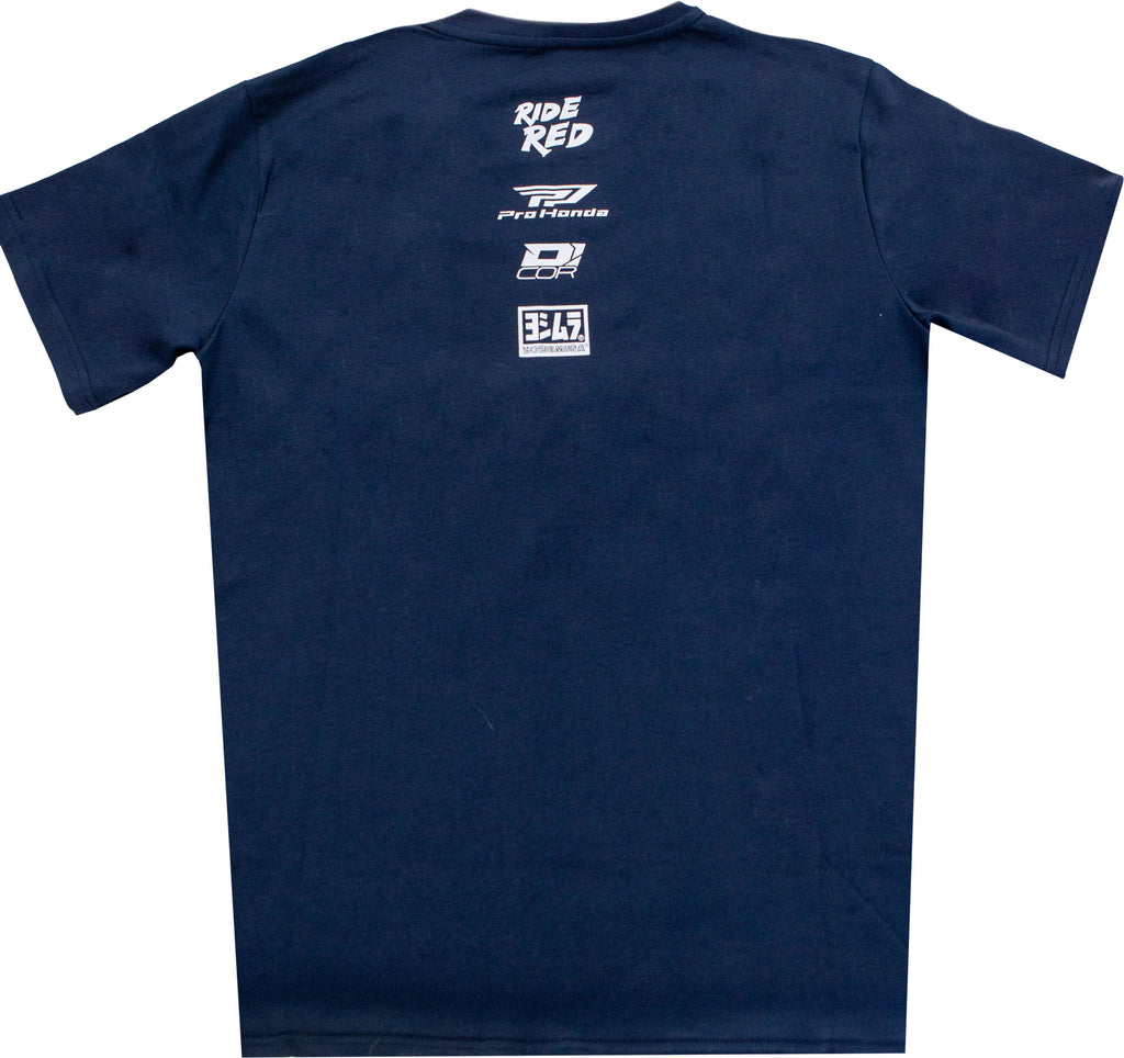 Honda Hrc2 Tee Navy Xl