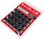 12mmx1.50 Lock Style Lug 20/Pk Lock Style Lug Nuts Blk