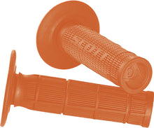 Load image into Gallery viewer, Radial Half Waffle Grips Orange 7/8"