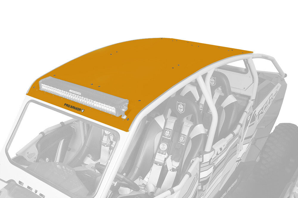 Asylum Roof W/Light Bar Pocket Orange Rust Metallic