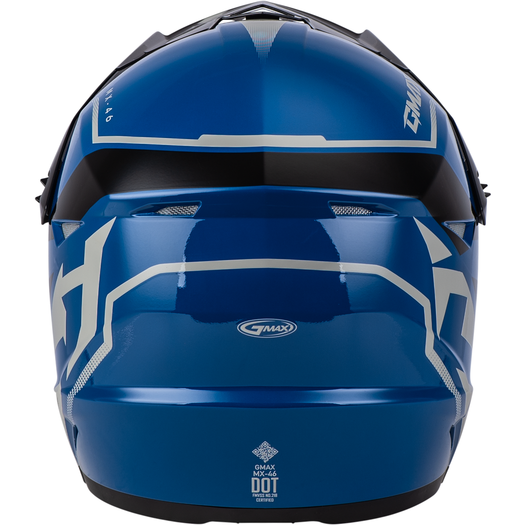 Mx 46 Compound Helmet Blue/Black/Grey Xl