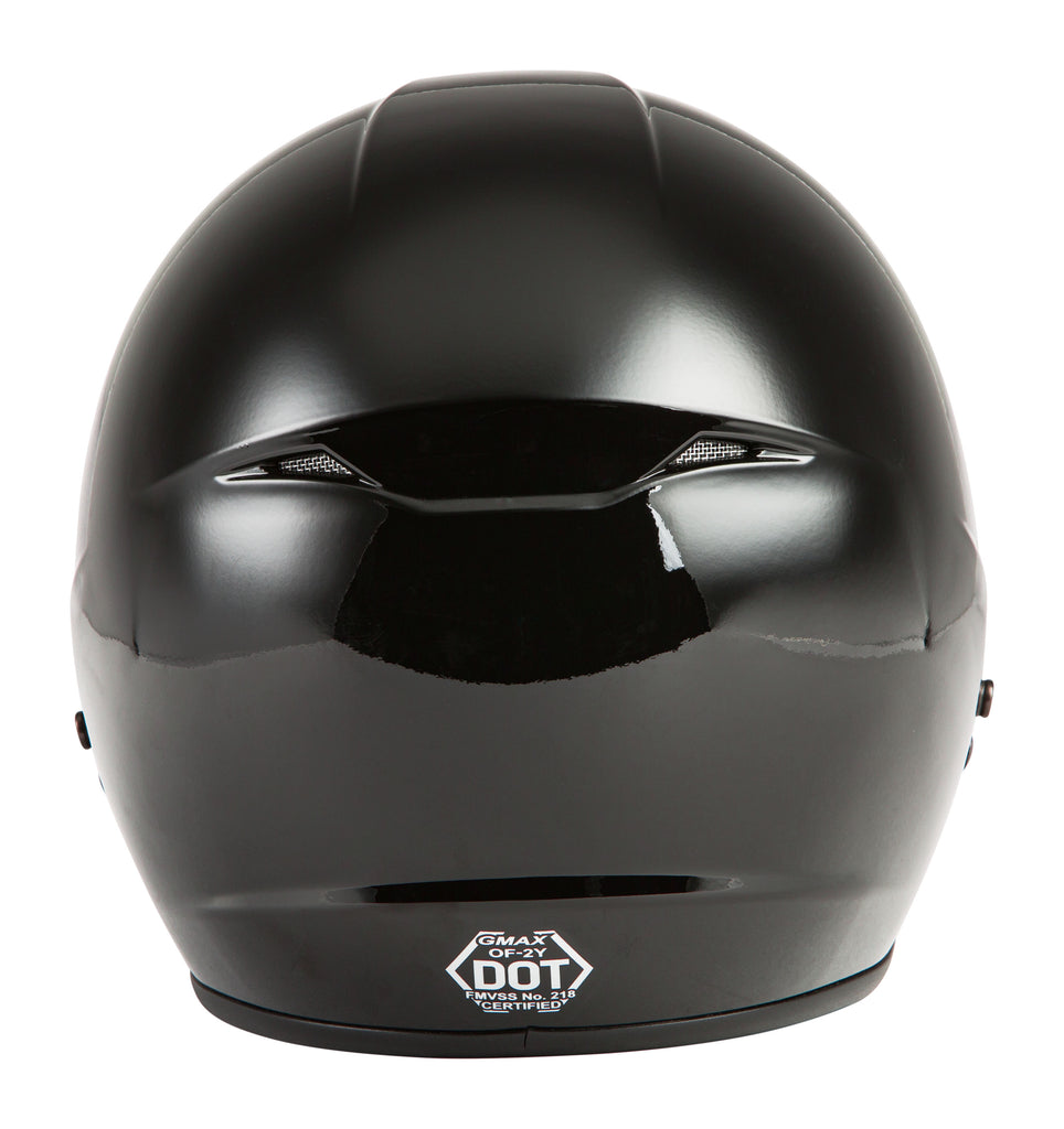 Youth Of 2y Open Face Helmet Black Ym