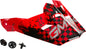 Visor W/Screws Anim8 Mx 46y Anim8 Red/Black/Silver Ys Yl