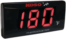Load image into Gallery viewer, Super Slim Temperature Gauge Red Display