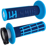 ODI Grips Emig 2.0 - V2 Lock-On Grip Navy/Cyan 206-1121