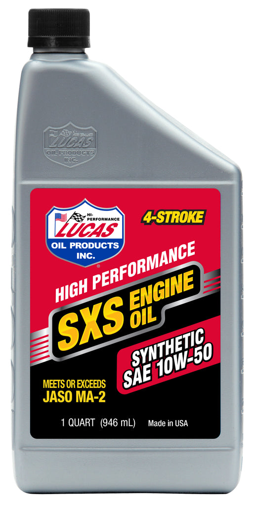 Sxs Synthetic Oil 10w50 4t 1 Qt (6/Case  Sold Ea)