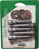 Gardner-Westcott Pulley Bolts Polished Fxd/Flst00-06/ Flh/Flt04-06 830-1069
