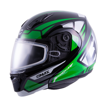 Load image into Gallery viewer, Md 04s Sector Snow Helmet Blk/Green/Wht 2x