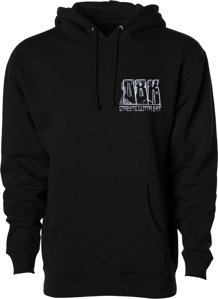 Streets Gotta Eat Hoodie Black Sm