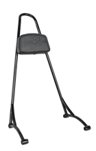 Load image into Gallery viewer, Tall Sissy Bar W/ Pad Black