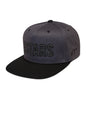 Stadium Snapback Hat Dark Grey/Black