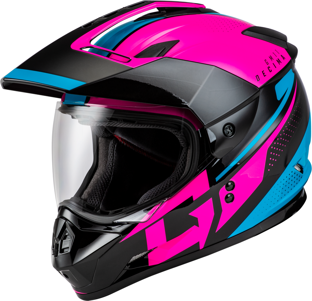 Gm 11 Decima Helmet Black/Pink/Blue Xl