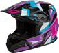 Mx 96s Splinter Helmet Black/Purple/Blue 2x