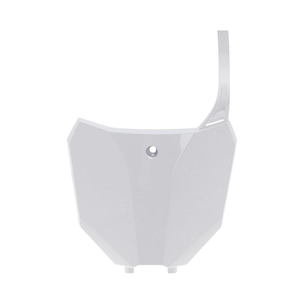 Front Number Plate White
