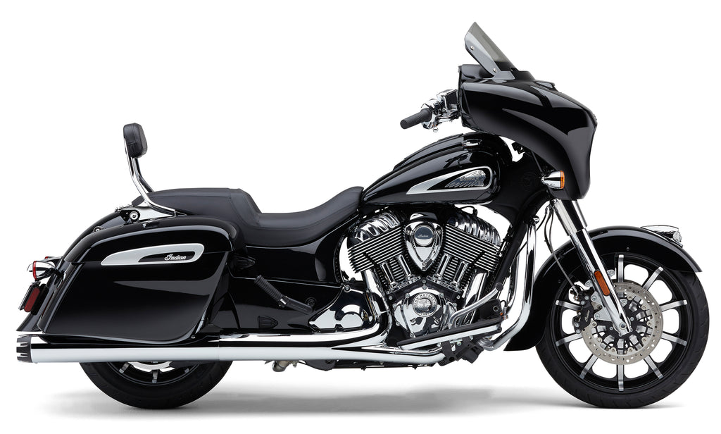 Detach Backrest Short Chrome Chieftain 14 25