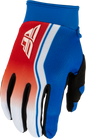 Youth F 16 Raze Gloves Red/White/Blue Yl