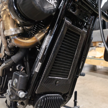 Load image into Gallery viewer, Carbon Fiber Oil Cooler Cover M8 Softail