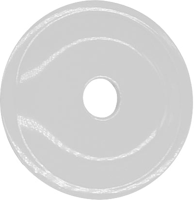 Round Grand Digger Support Plates 48/Pk White