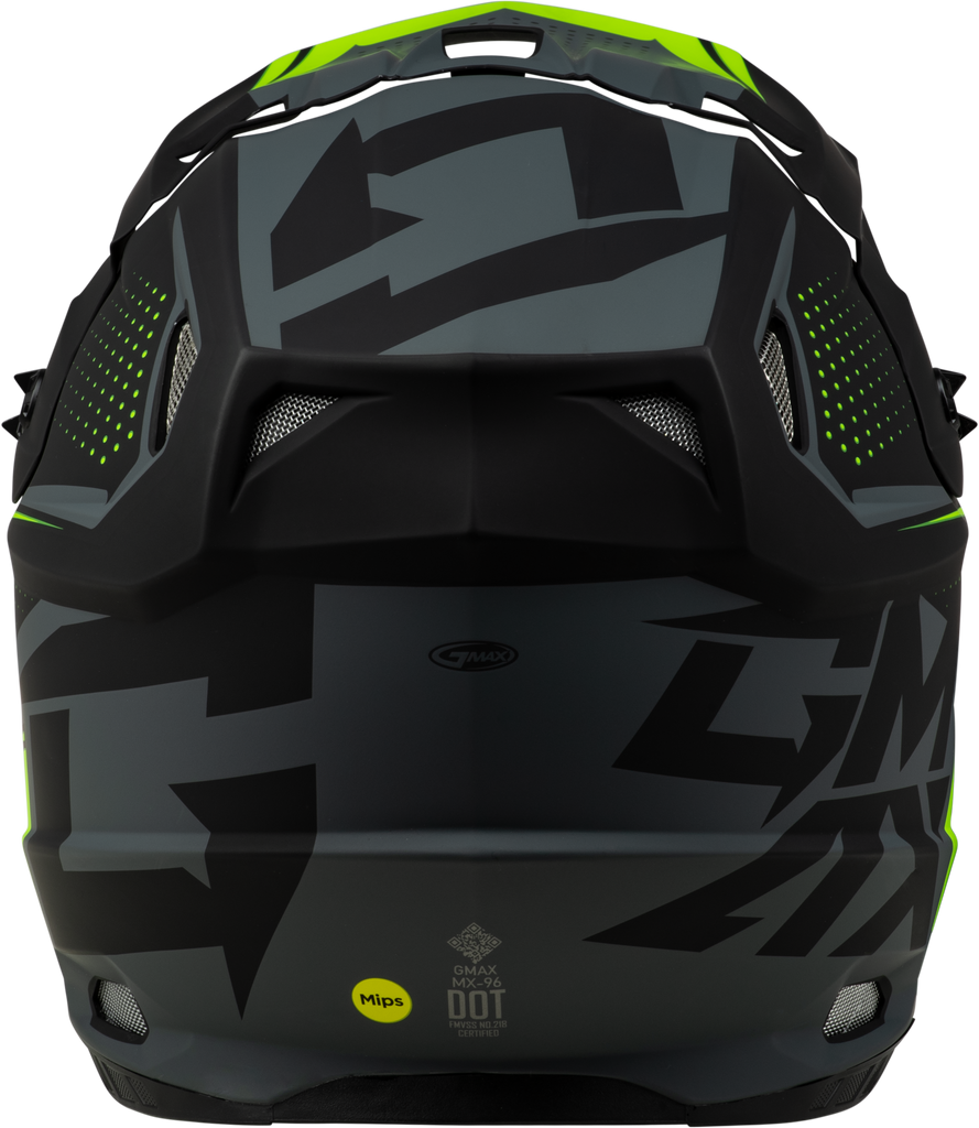 Mx 96 502 Helmet Matte Grey/Hi Viz Xs