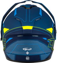 Load image into Gallery viewer, Md 74s Spectre Snow Helmet W/ Elec Shield Matte Blue/Grn Xs
