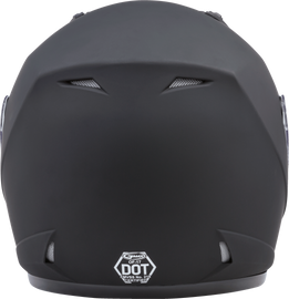 Of 17 Open Face Helmet Matte Black 3x