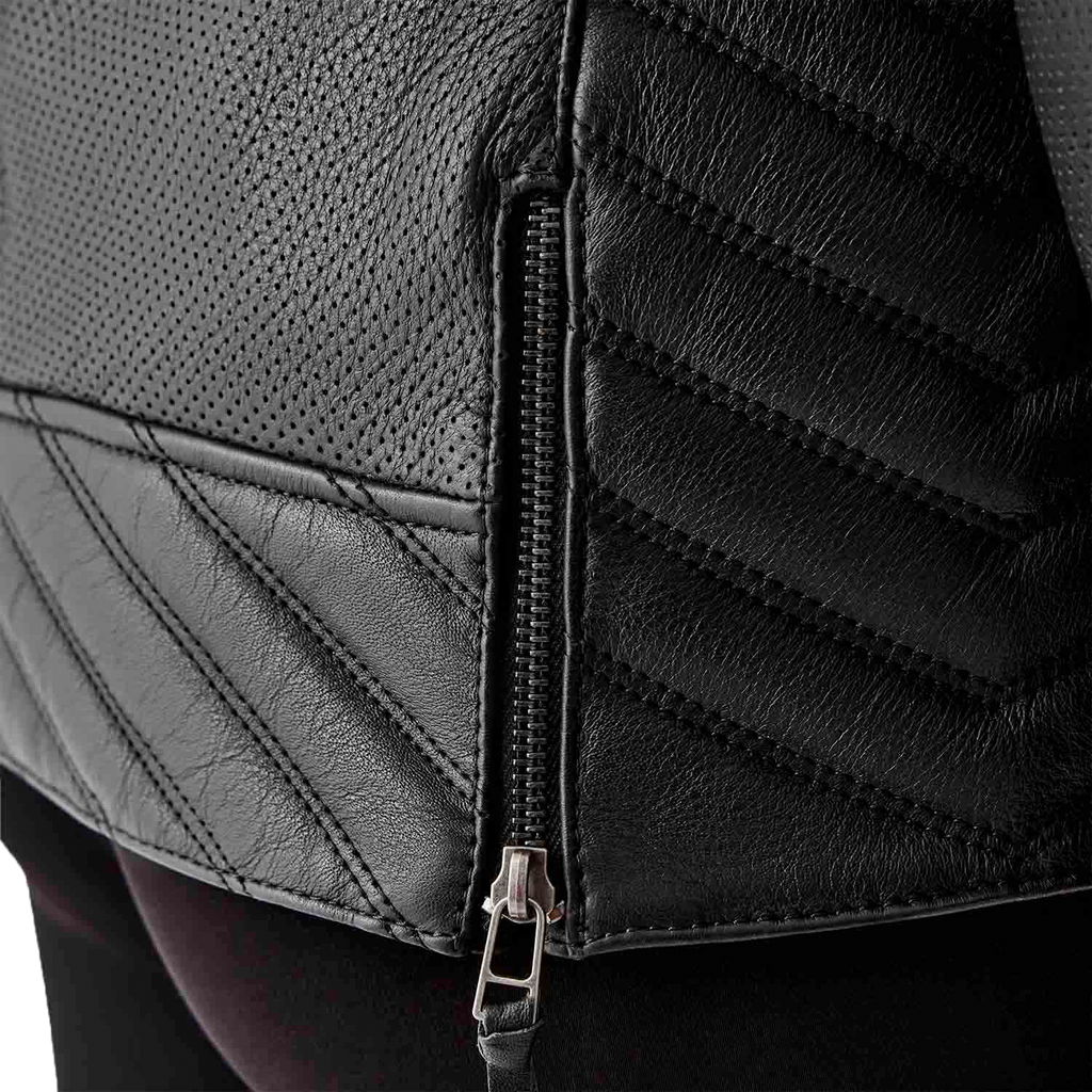 Womens Roadster Air D3o Jacket Black Leather Sm