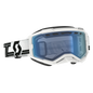 Fury Snowcross Goggle White/ Black Blue Lens