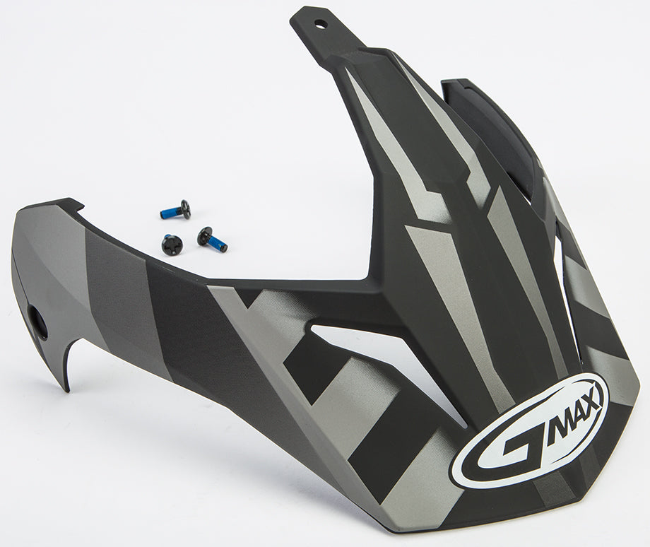 Visor W/Screws Trekka Gm 11 Matte Black/Dark Silver
